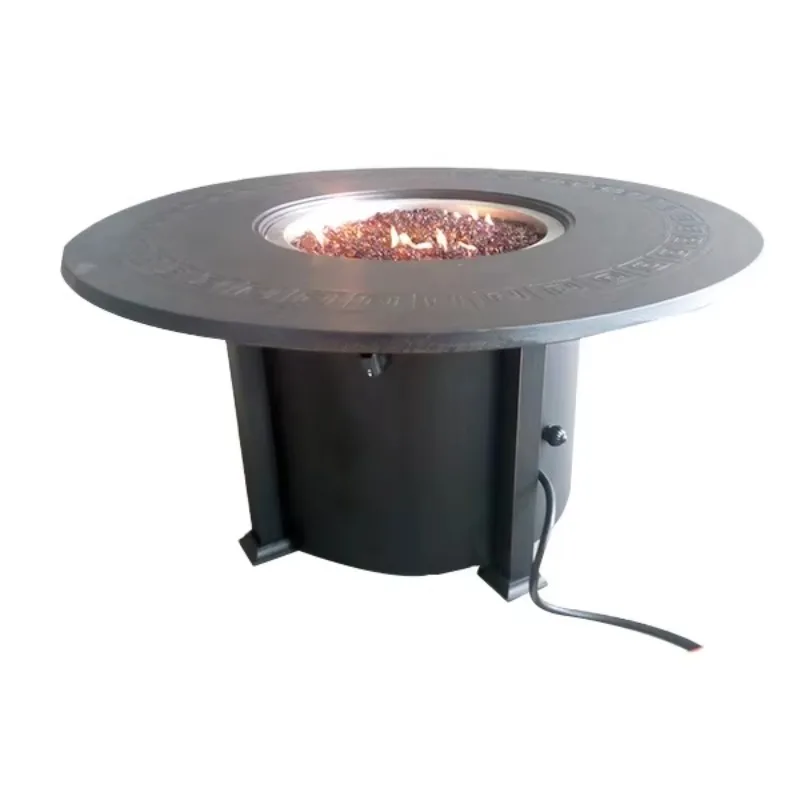 

Airo Drop in Pan Firepit / 18 Inches Patio Furniture Round Gas Fire Pit Fireplace/outdoor Fire Bowl