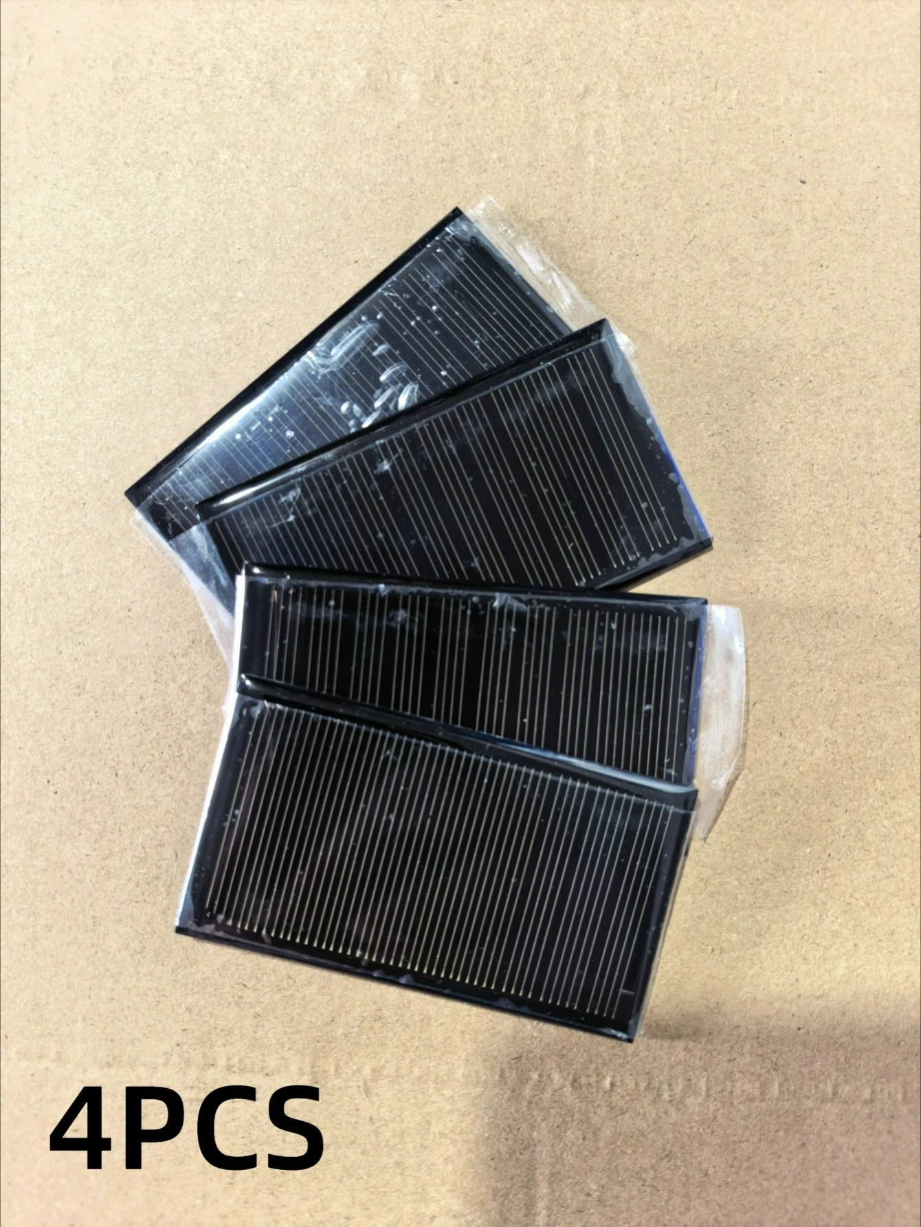 1PCS‑4PCS 80x45mm 5V 80MA Mini Solar Panel 0.4W Single Crystal Epoxy Solar Cell DIY Charging Module For Battery Cell Phone
