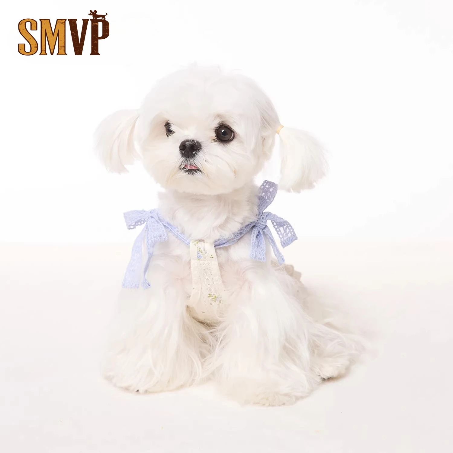 

Summer Cotton Small Floral Patterns Soft Breathable Pastoral Bow Cute Suspender Dress Small Dog Pet Dog Clothes