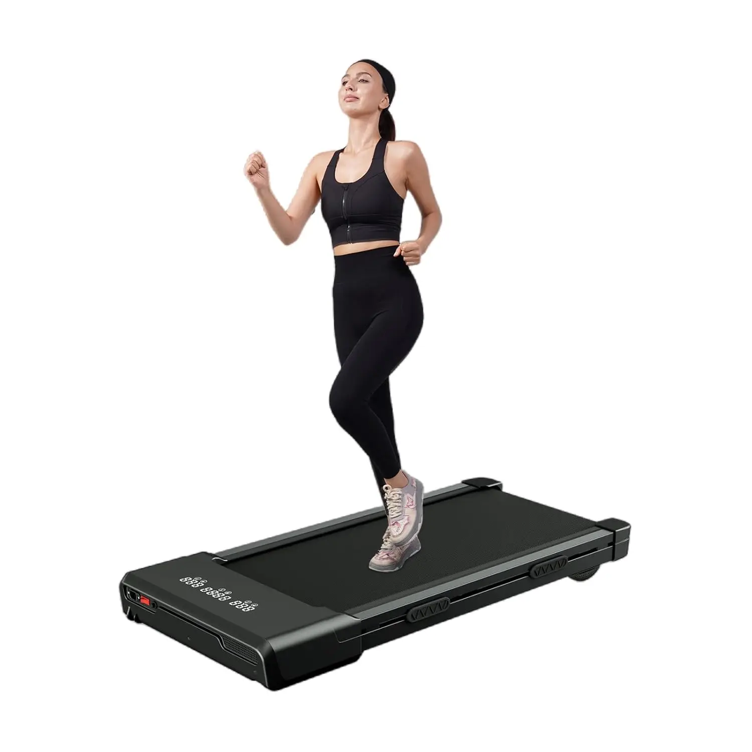 

Беговая дорожка Walking Pad с автоматическим наклоном 9%, мощностью 3.0 л.с., портативная, выдерживает нагрузку до 136 кг, для использования под столом, с возможностью индивидуальной настройки