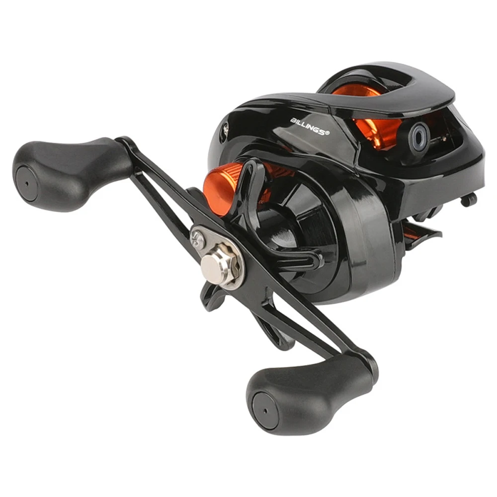 Metall Angels pule 6.3:1 Übersetzungs verhältnis Bait casting Angel rad Bait casting Rolle 8kg max Drag Salzwasser Hochgeschwindigkeits-Angel rolle