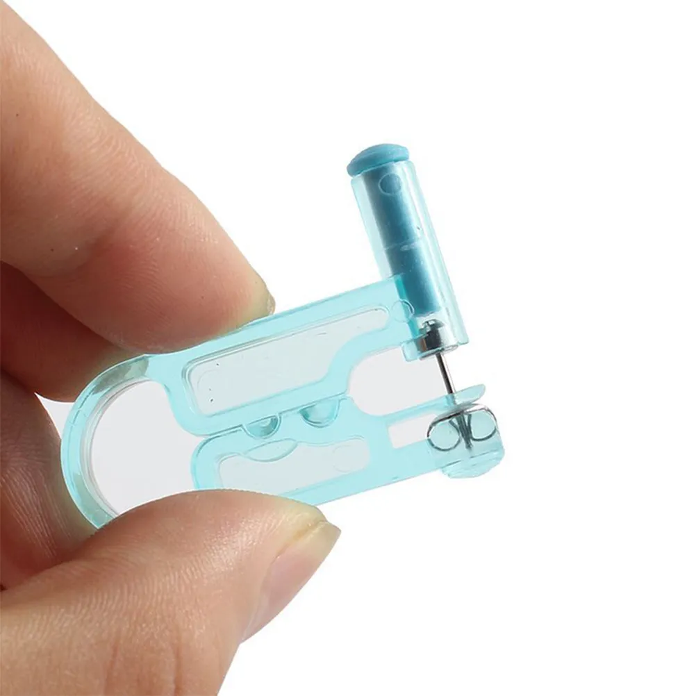 

5Pcs Disposable Ear Piercing Tool Professional Safety Self-Destroying Sterilized Single-Use Ear Piercing Device for Home Or
