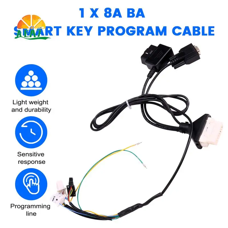 

AEA7-кабель 4A 8A BA Smart Key Program Cable 16-контактный OBD-кабель для Autel OBDSTAR K518 Xhorse Key Tool Plus для Toyota Lexus