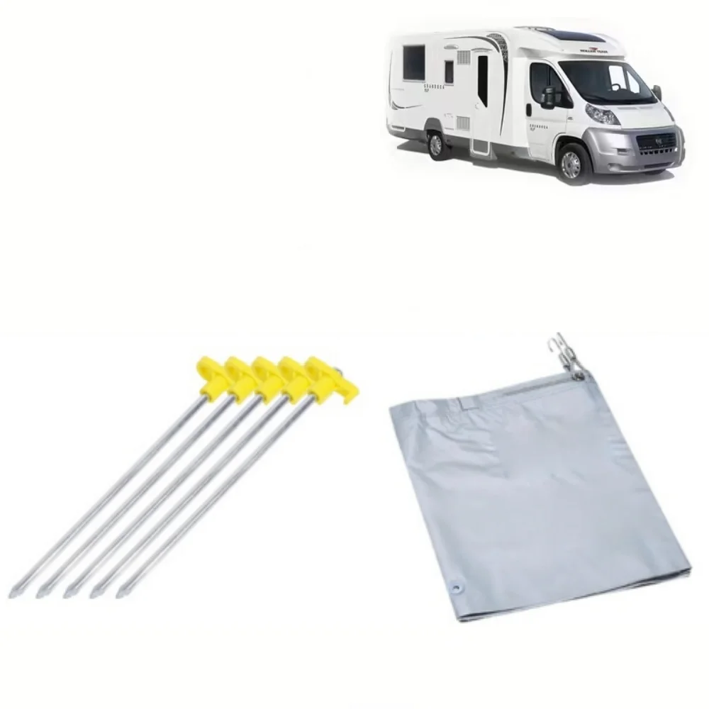 RV الباب الخلفي أسفل سياج أطقم لشركة فولكس فاجن T5 T6 Campervan التفاف الخلفي كسر الرياح SWB مشروع تنورة للباب الخلفي قافلة الباب الخلفي