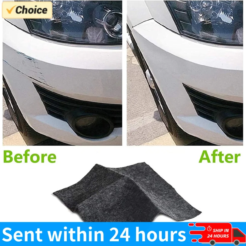 Nano Sparkle Cloth for Car Scratches Remover 20x10cm Nano Magic Cloth for Light Scratch Water Spot Remover Repairing Cloth