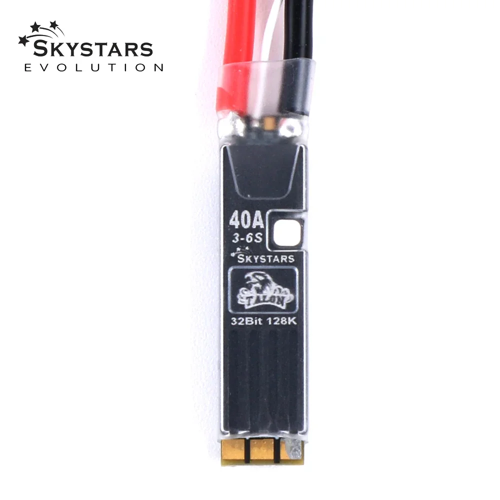 

Skystars Slim40A 40A AM32 128K MCU 3-6S Бесщеточный ESC для QAV 170-330 RC FPV Racing Drone/RC модели аксессуары
