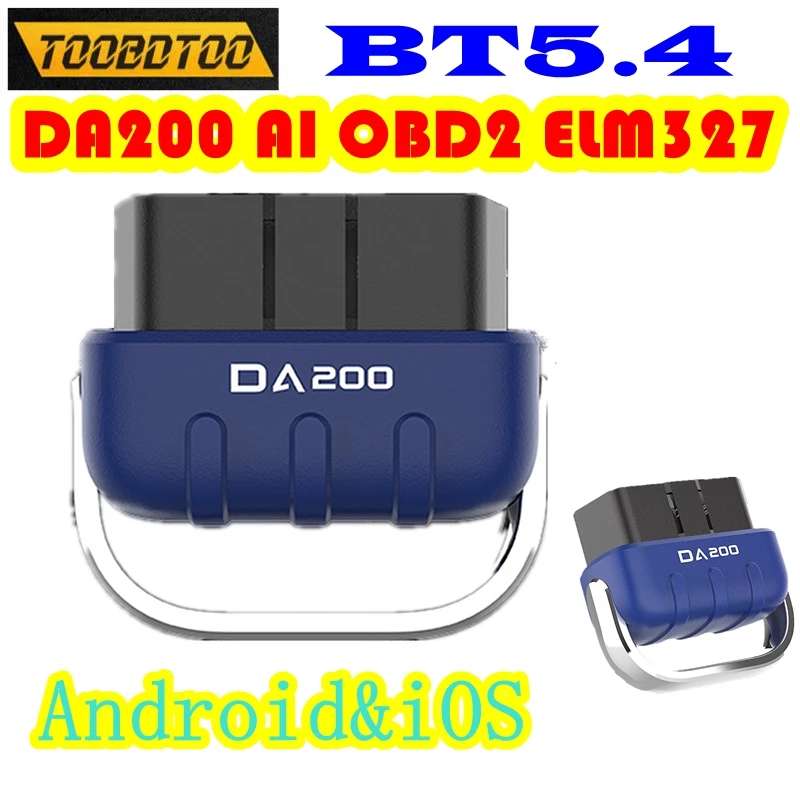 DA200 OBD II Read Card Tool Bluetooth 5.4 Diagnostic Scanner 25K80 Chip Automotive Fault Code Diagenosis Device For AUDI/BWM For view 2