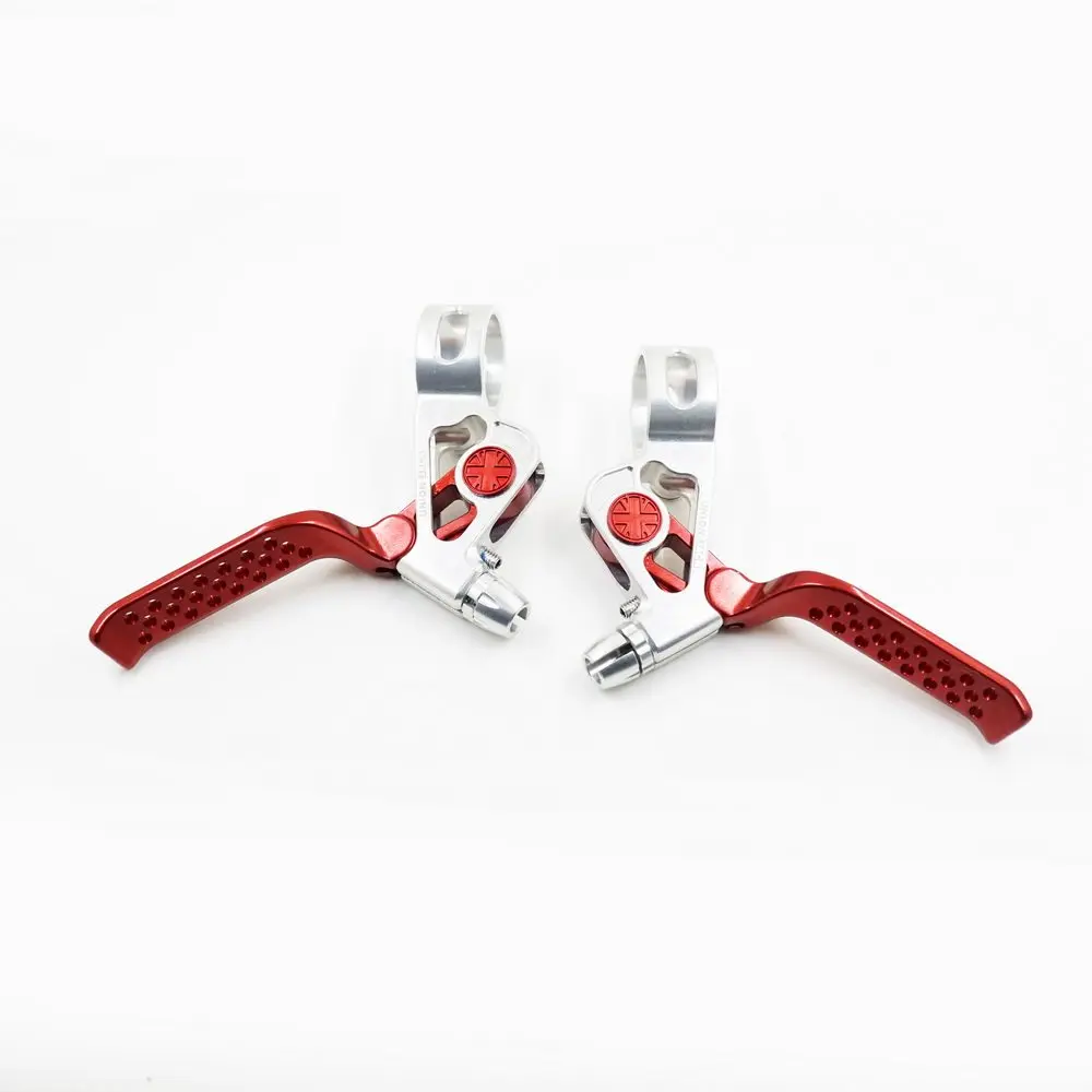 1 Pair UnionJack CNC Aluminum Brake Levers for Brompton Folding Bike Lightweight  Brake Handles 84g/Pair