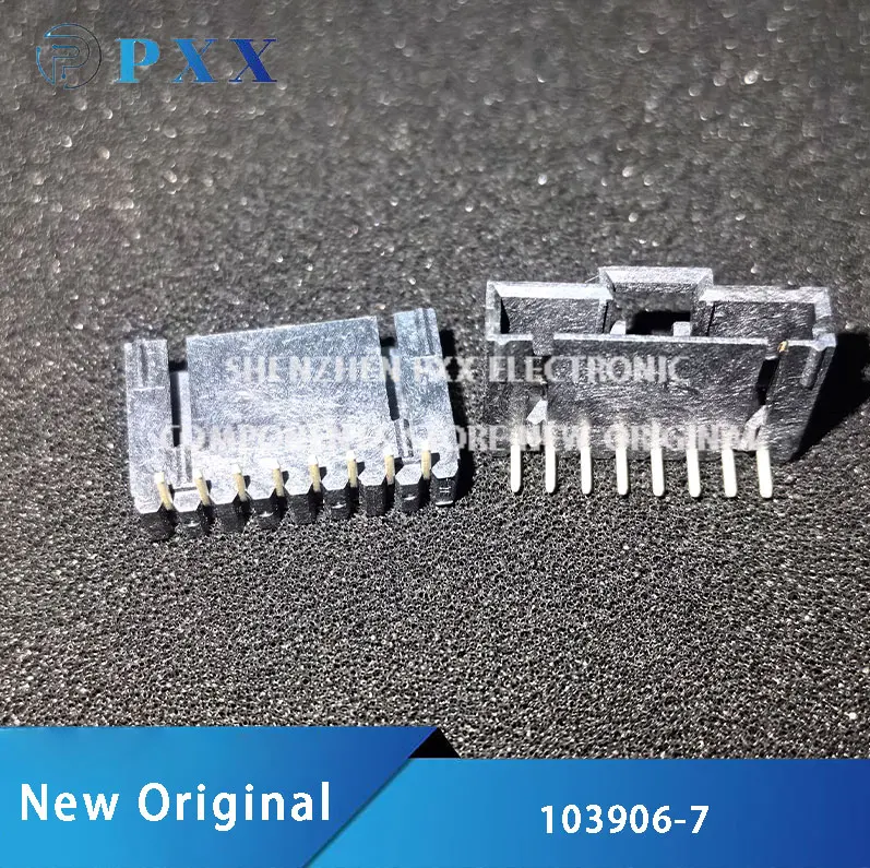 

103906-7, PCB Mount Header, Right Angle, Wire-to-Board Conn , 8P 2.54 mm HDR