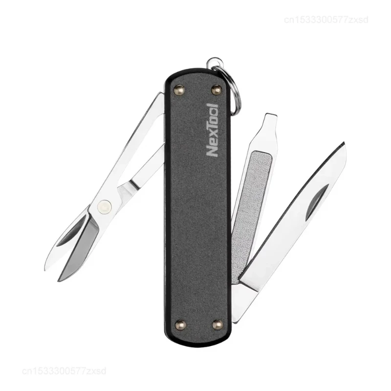 NexTool EDC Mini Multitool Knife Folding Scissors Nail File Portable Screwdriver Outdoor Cutter Combination Hand Tools