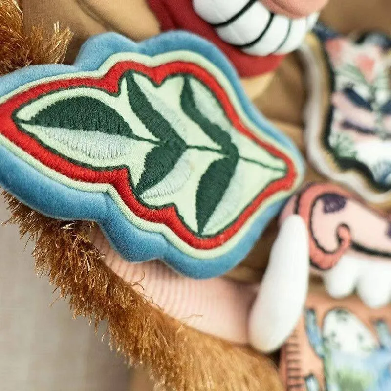 Handmade Chinese Tiger Head Crossbody Bag, Heritage Embroidery Cultural Shoulder Purse, Traditional Craft Artisan Gift