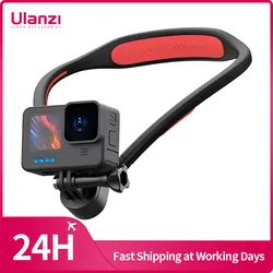 Ulanzi Go Quick II magnetyczny uchwyt na szyję uchwyt na GoPro bohater 12 11 10 9 8 7 6 5 Insta360 DJI Osmo Action Camera Action Accessorie