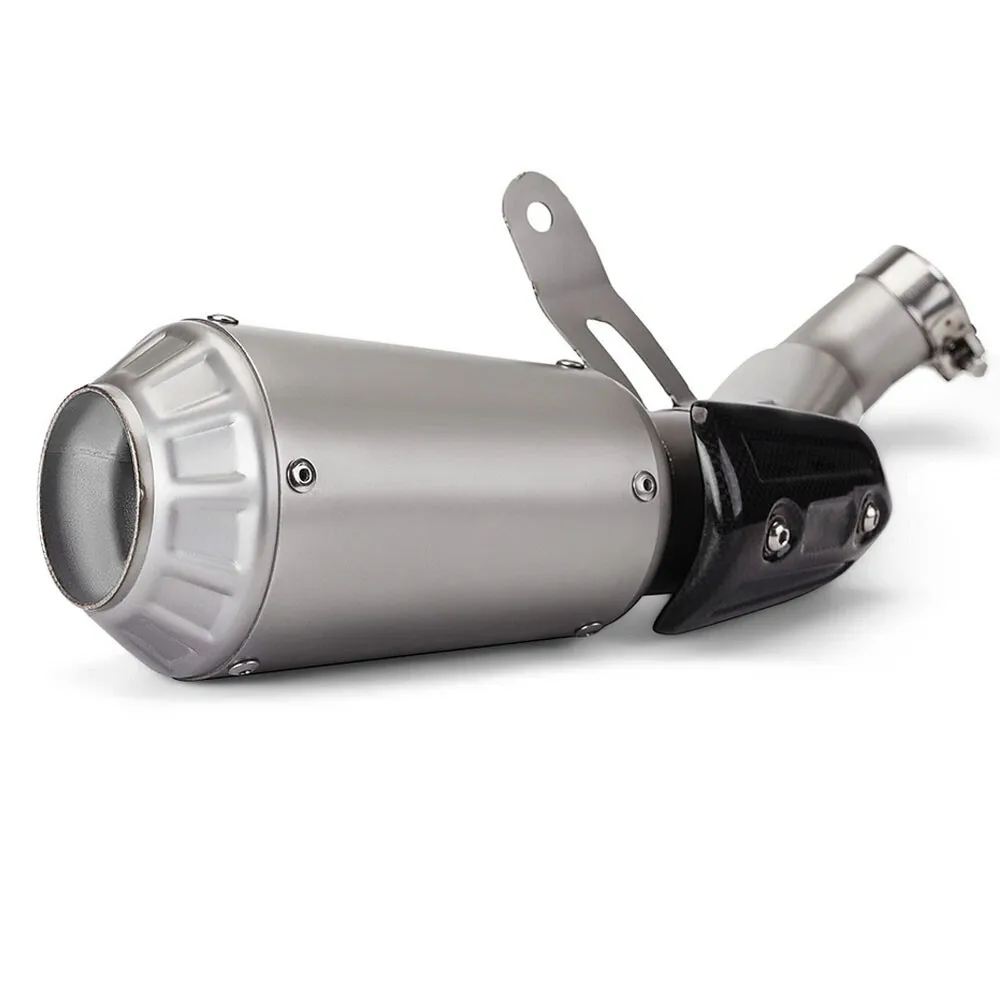 لهوندا CBR1000RR 2008-16 العادم منتصف وصلة الأنابيب الكربون الخمار الانزلاق على نظام أنظمة العادم أنابيب العادم