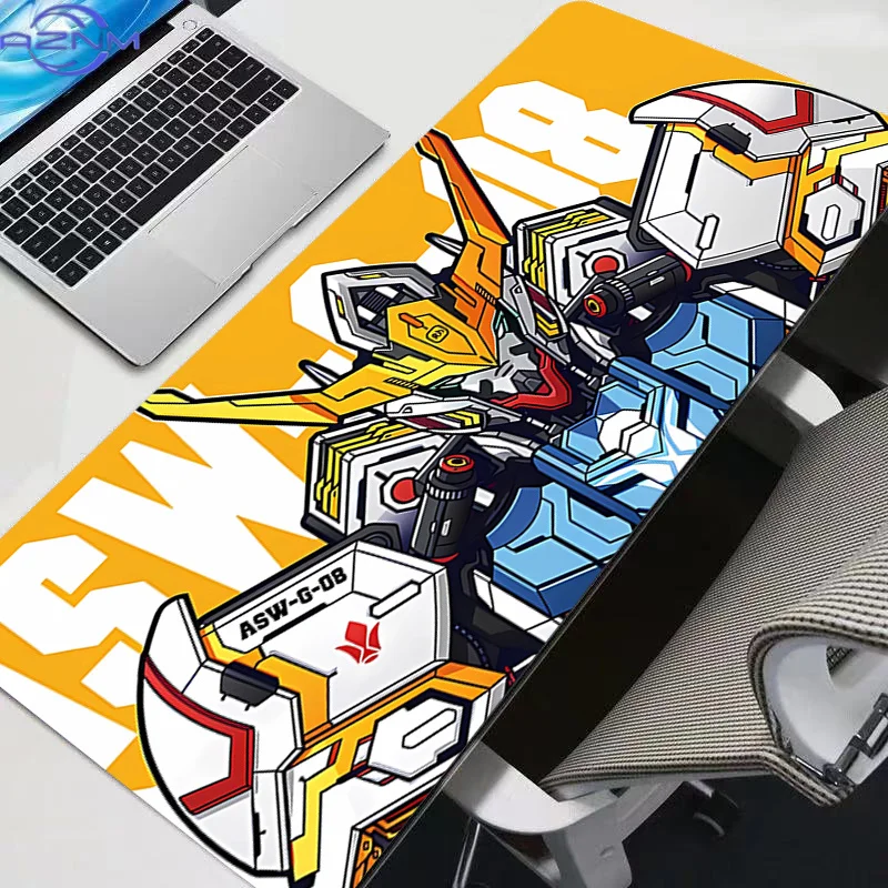 Mouse Pad Mobile Suit Gundam Anime Carpe Large PC Gamer Computer Mausepad Varmilo Keyboard Gaming Accessories Desk Mat