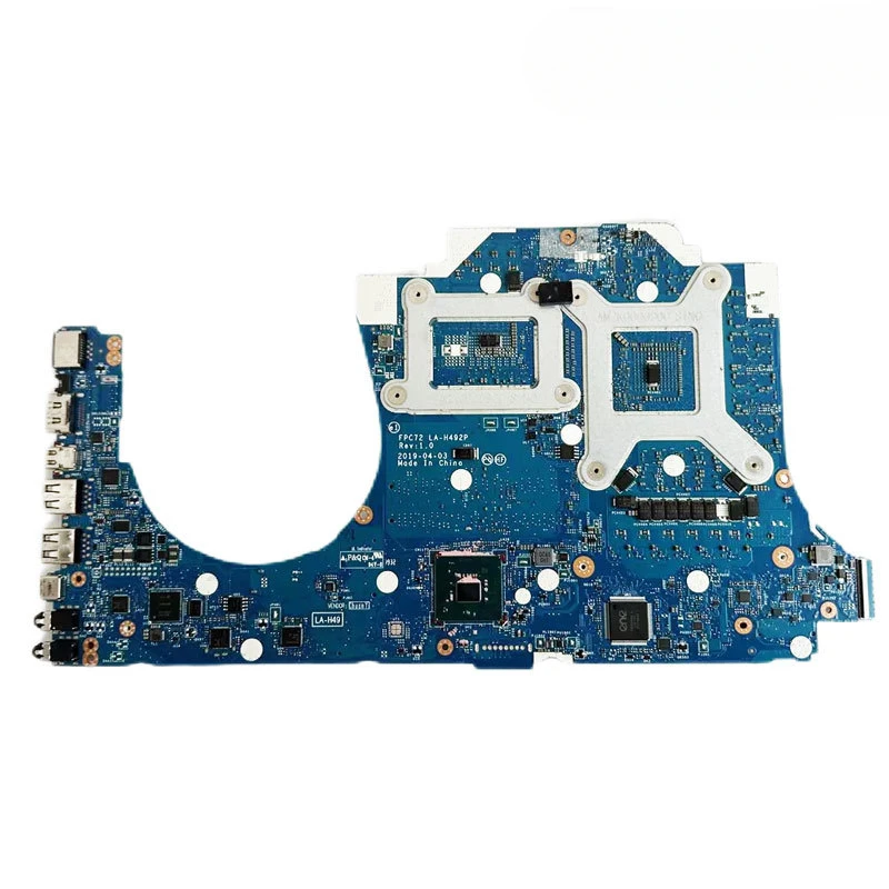 For HP 17T-CB 17-CB Laptop Motherboard LA-H492P Mainboard CPU I7-9750H CPU GPU RTX2070 8G  RTX2060 6G GTX1650 4G.