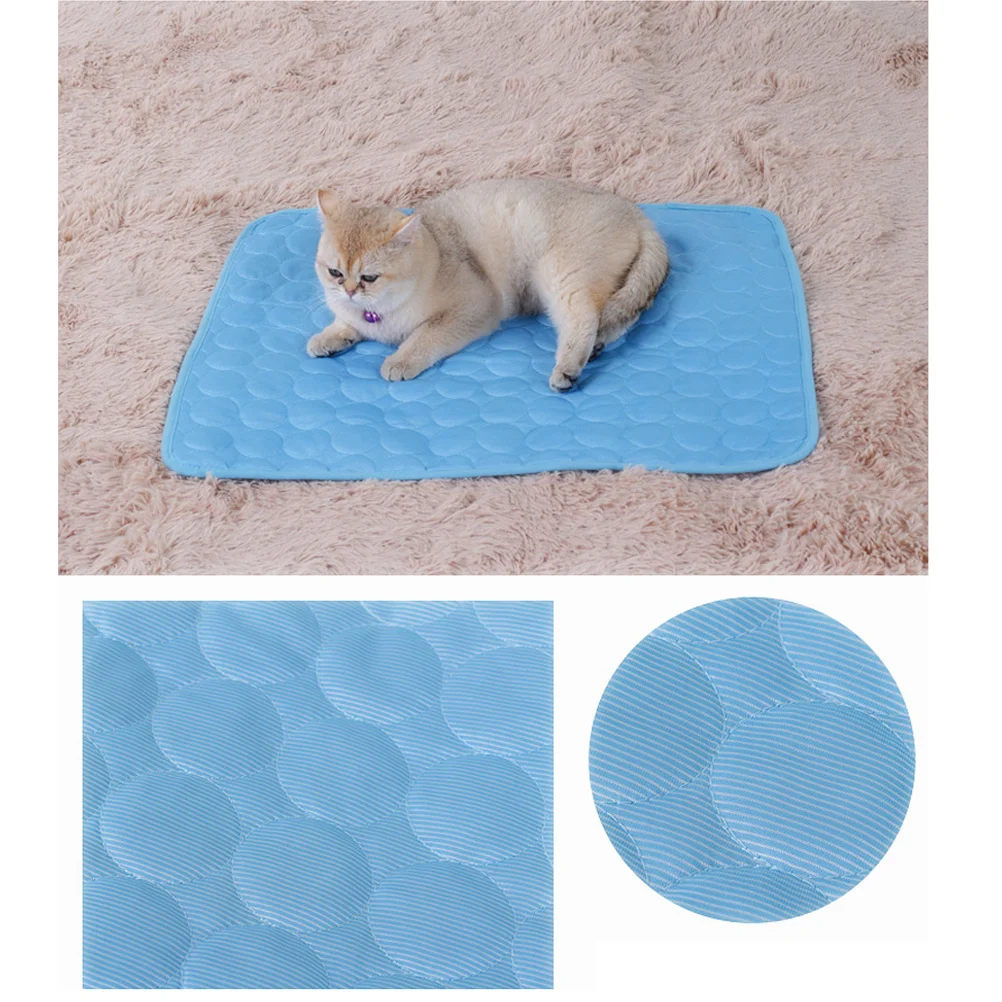 

Pet Summer Cushion Cool Sleeping Mat Dogs Cats Summer Cooling Beds Sleeping Mat Heat Dissipation Pad