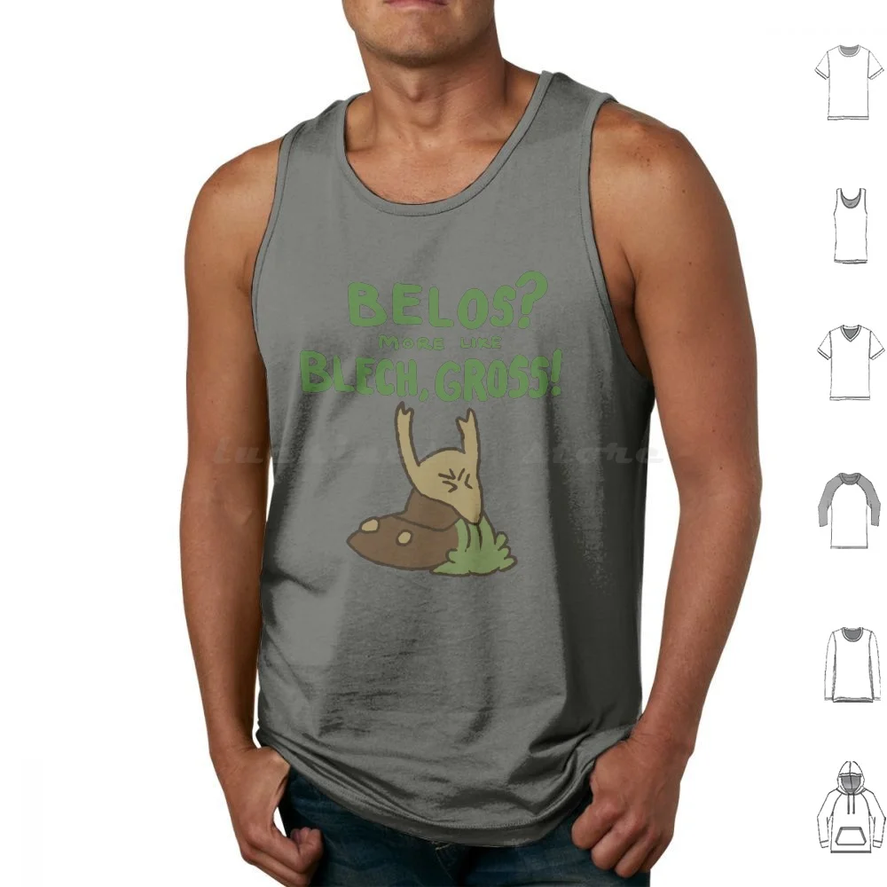 Belos ? More Like Blech , Gross! Tank Tops Print Cotton Belos More Like Blech Gross Them Toh Owl House