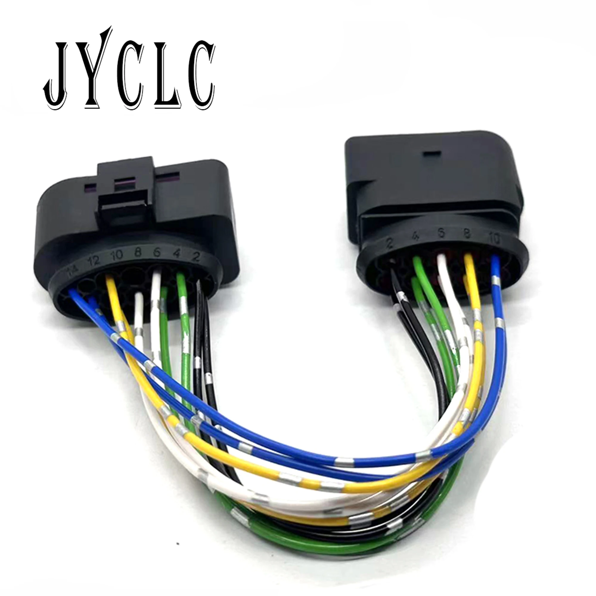 10-Pin 14-Pin Auto-Steckverbinder Kabelbaum-Stecker Autoscheinwerfer-Modifikation Hernia-Scheinwerfer-Umrüstung LED-Scheinwerfer-Stecker für VW – Detail 3
