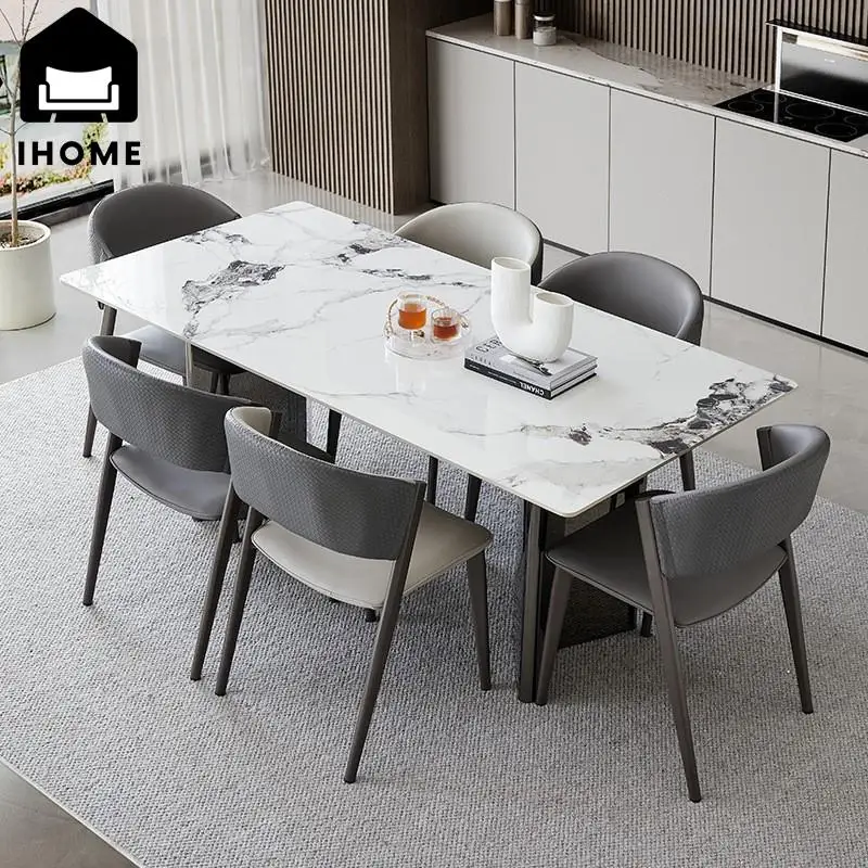 

IHOME Italian Style Minimal Dining Chair Household Retro Luxury Chair Restaurant Wanghong Hotel Chair Modern Chair Counter Stool