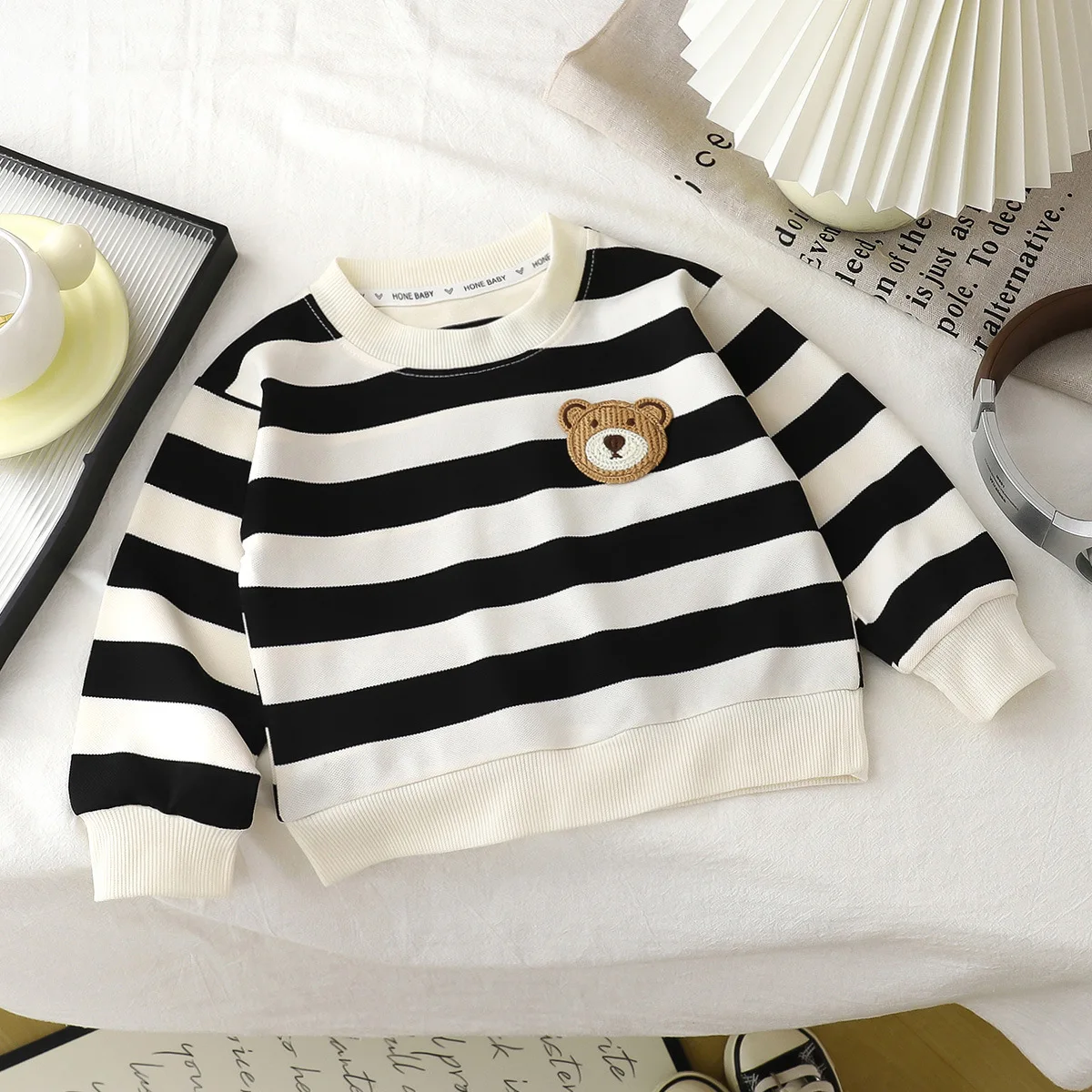 Children's Sweatshirt Kids Clothes Boys Girls T-shirt Elastic Sweater Long Sleeve Pullover Tops Baby Children Clothing