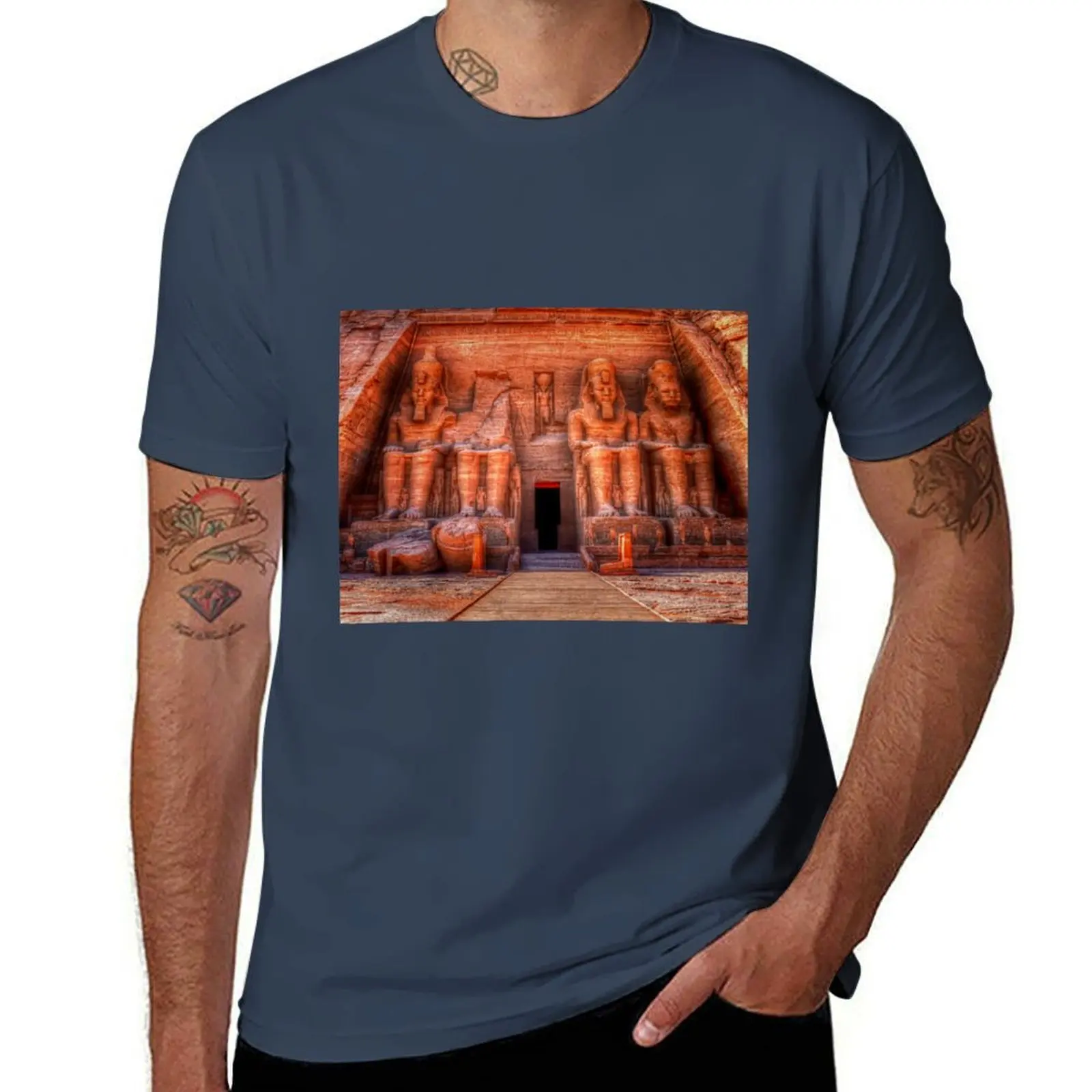 

Abu Simbel T-Shirt Work Utility Short Sleeve Shirt