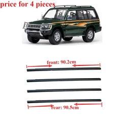 4 Pieces Window Glass Rubber Outside for Pajero 2nd V20 MB669117 1989-1999  Sealing Rubber for Montero Glass Protect 5 Door
