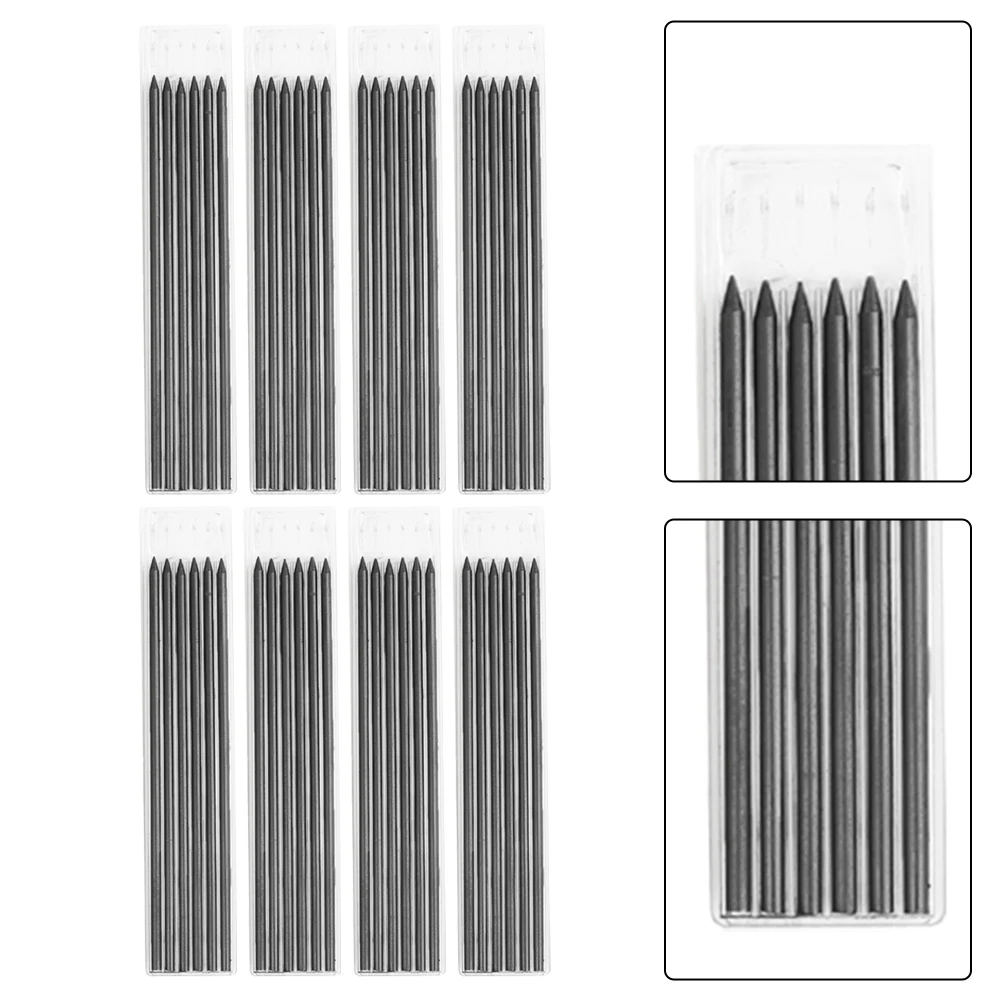 48pcs 2.8mm For Tracer Pencil Refills Solid Deep Hole Marker For Woodworking Wood Jewellery Carving  Metal Writing Drawing