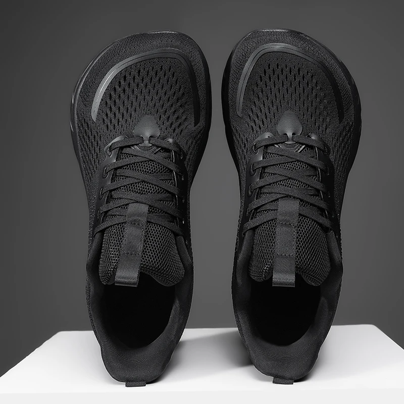 

Модные мужские кроссовки с широким носком, большие размеры, повседневные кеды, дышащие сетчатые кроссовки для бега, обувь для босоногой ходьбы, нескользящая спортивная обувь без подошвы
