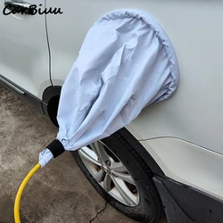 Waterproof Cloth Rain Cover Car Charging Port Safe Protection Electric Vehicle Charging Plug Covers EV Charger Adapter Protector