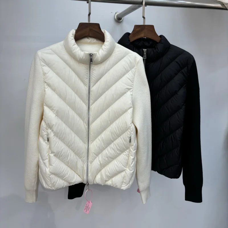 Piumino da donna di nuova moda autunno e inverno Giacca da pendolare con colletto alla coreana