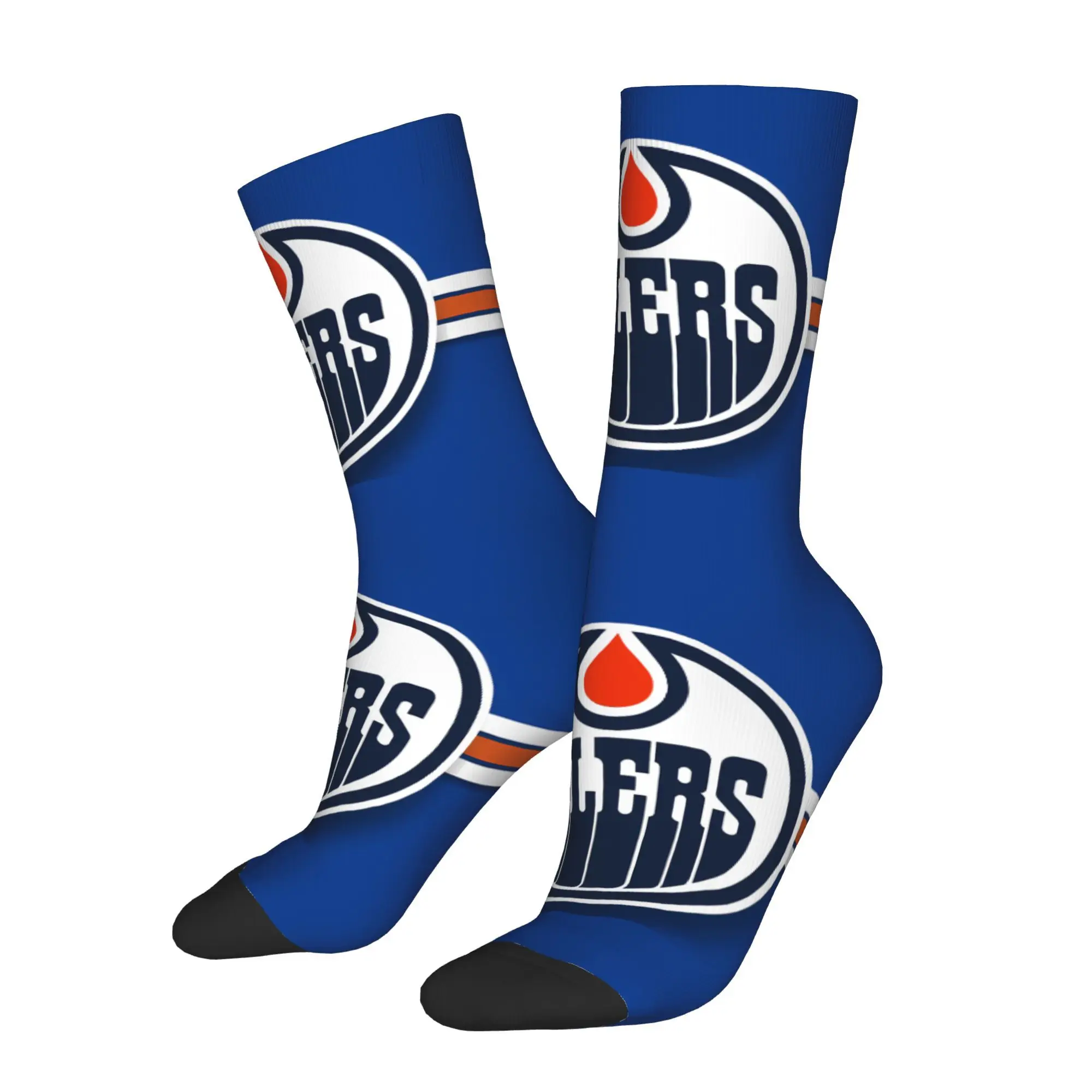 

Retro Ice Hockey Race Men's Socks Unisex Novelty Happy Crew Sock Gift