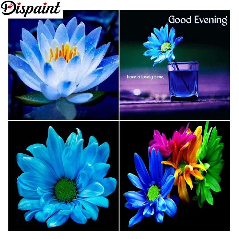 

Краска для рисования с алмазной вышивкой «Синий цвет» Алмазная картина Полная квадратная круглая картина со стразами Декор