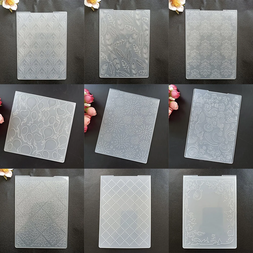 W nowym stylu klasyczny folder z wytłoczeniami przezroczyste tłoczenie plastikowe płytki projekt dla majsterkowiczów wykrojniki do papieru Scrapbooking rysunek