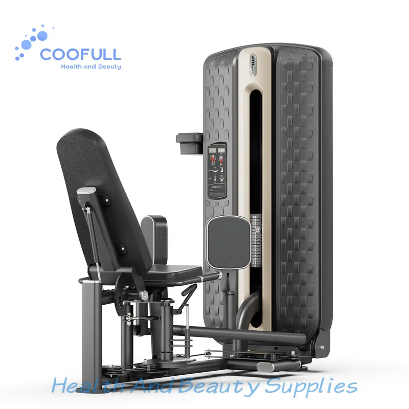 Coofull Adjustable Steel Multifunctional Leg Trainer Inner/Outer Thigh Seated Leg Extension/Curl & Prone Leg Curl