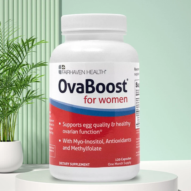 

OvaBoost for Women - Contains Inositol and Folic Acid To Promote Egg Production, Hormone Balance and Ovarian Function