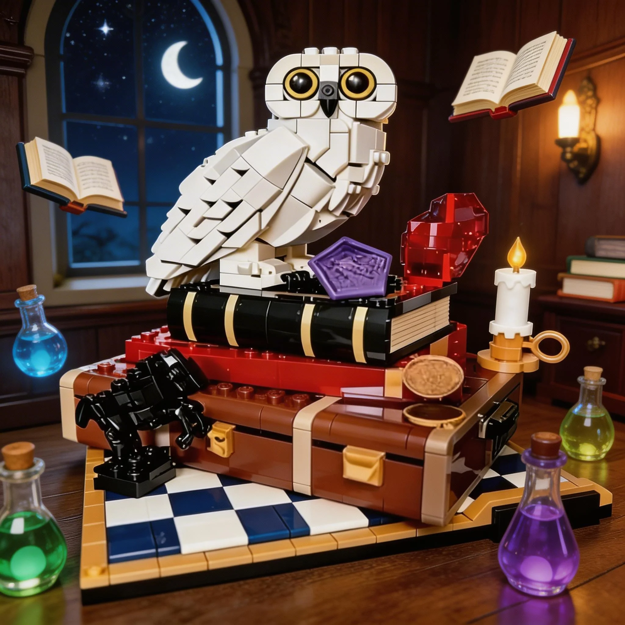 

The new magic stone version of the building blocks integrated human assembly kit gift box men and women holiday gifts