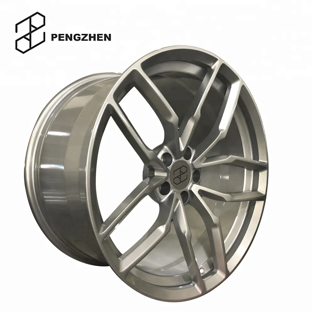 for Pengzhen 19inch powder coating 5 spoke custom alloy rim forged wheel for Lamborghini_Huracan