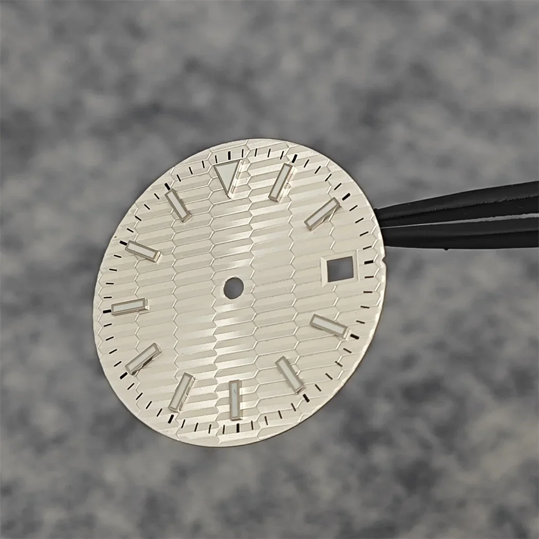 28.5 مللي متر ساعة الطلب الملمس المعدني الهاتفي الأزرق الأخضر مضيئة اكسسوارات لحركة 8215/ ETA 2824/ 2836 / 8200/ Mingzhu 2813