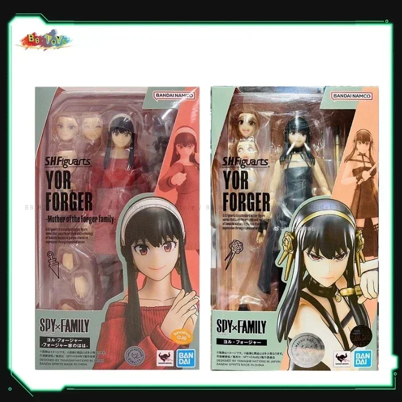 W magazynie BB Original Genuine Bandai Anime SPY FAMILY Yor Forger SHF Model Zabawki Figurka akcji Prezenty Ozdoby Chłopcy Dzieci Dziewczynki