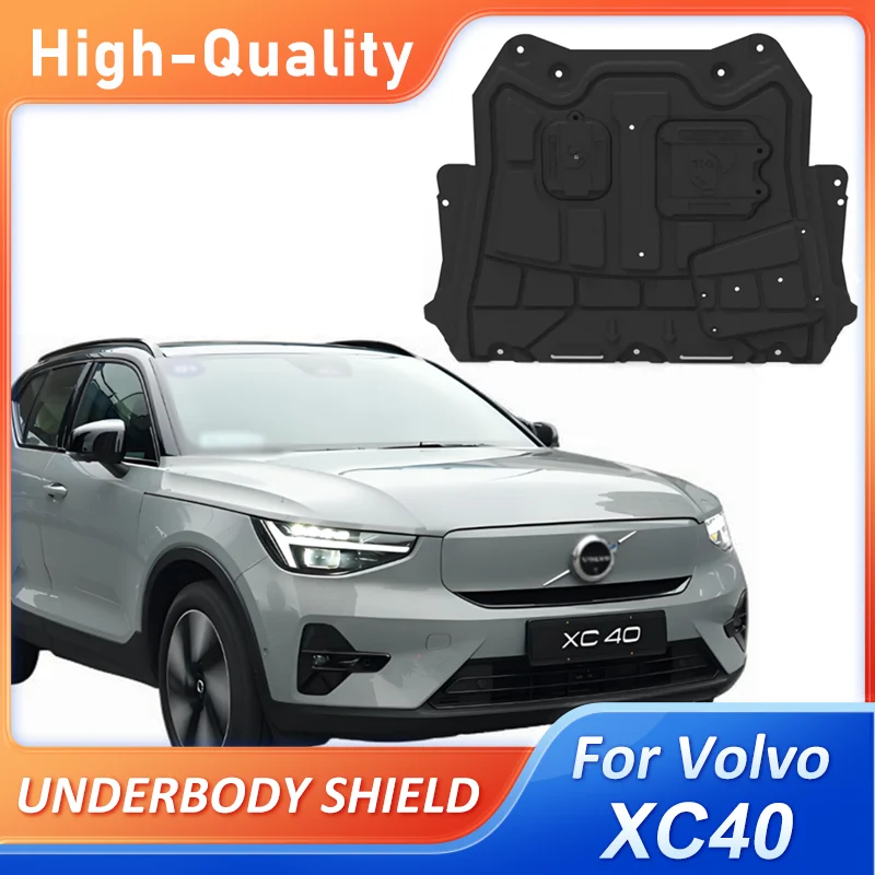 Plaque de protection sous le moteur, bouclier anti-éclaboussures, couvercle de garde-boue pour Volvo XC40 2019 – 2024, bouclier sous-corps en résine, protecteur de garde-boue