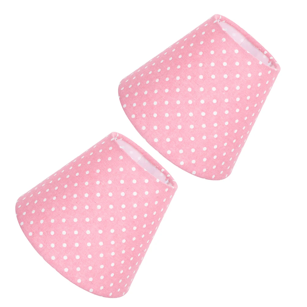 

2 Pcs Creative Lampshade Simple Light Cover Boho Shades for Table Fabric Patterned Elegant Luxury