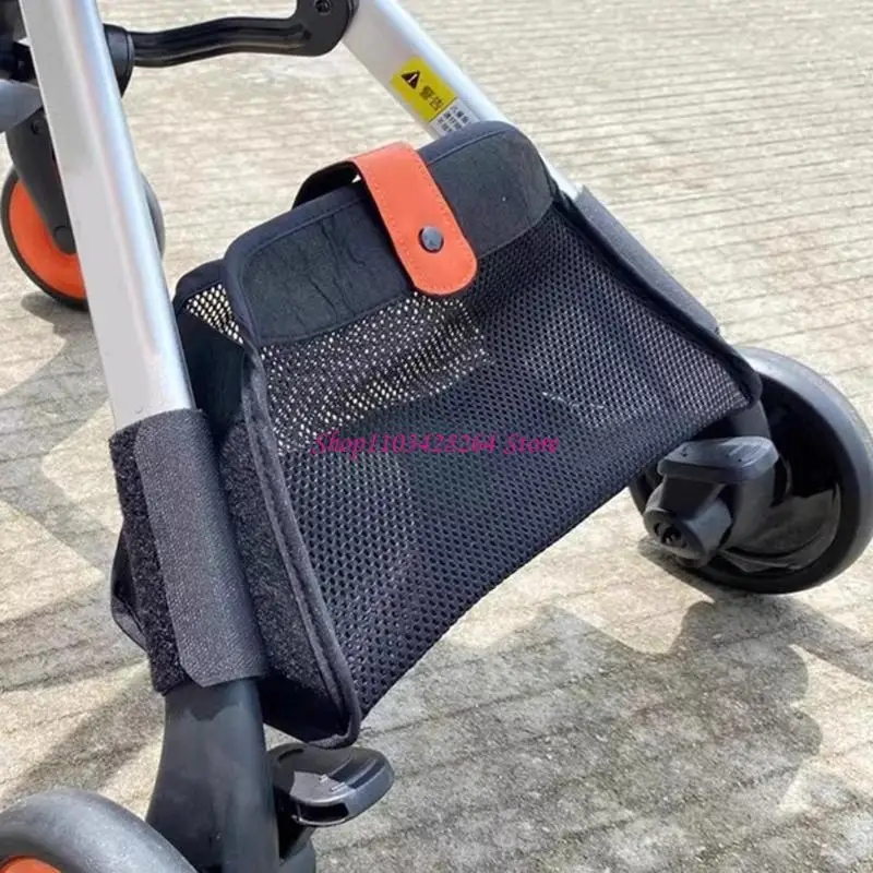 

Expandable Strollers Storage Basket Spacious Waterproof Compartment Easy Clean Organizers for Diapers and