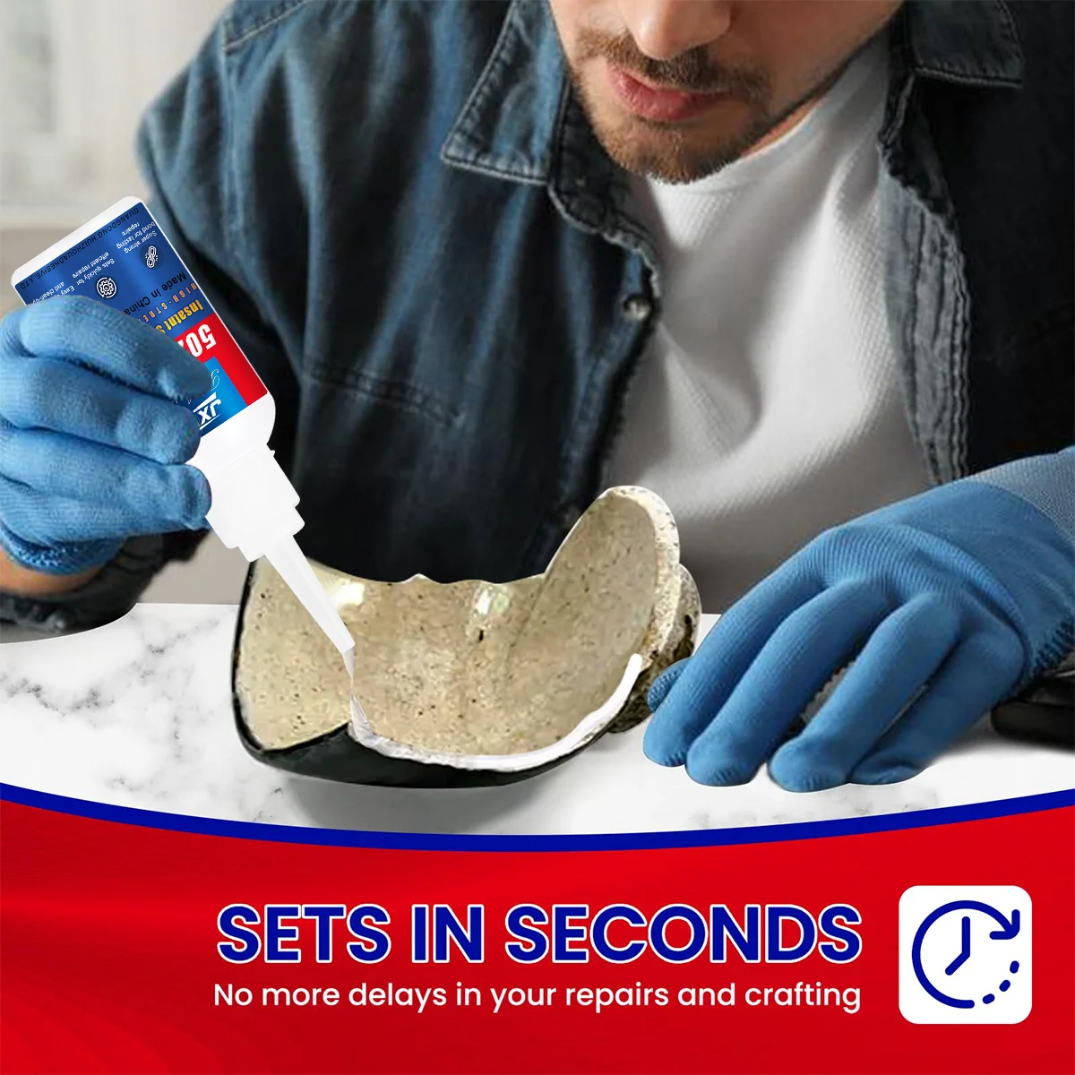 1-5Pcs502 غراء عالمي، غراء سريع قوي، شفاف مقاوم للماء، غير أبيض، التصاق قوي، مناسب لجميع المواد تقريبًا، هو أداة غراء ممتازة.