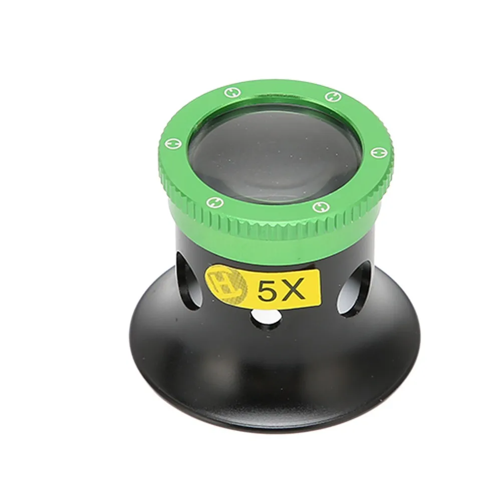 5X/10X/15X/20X Magnification Eye Loupe Sapphire Glass High Hardness Jewelers Loupe Inspection Magnifier Rocks Analysis