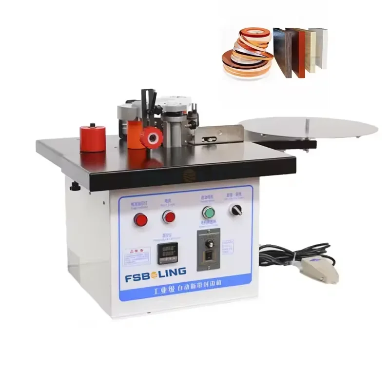 Mini Portable Automatic Tape Breaker Double Side Adhesive Sealer Furniture PVC Woodworking Machinery