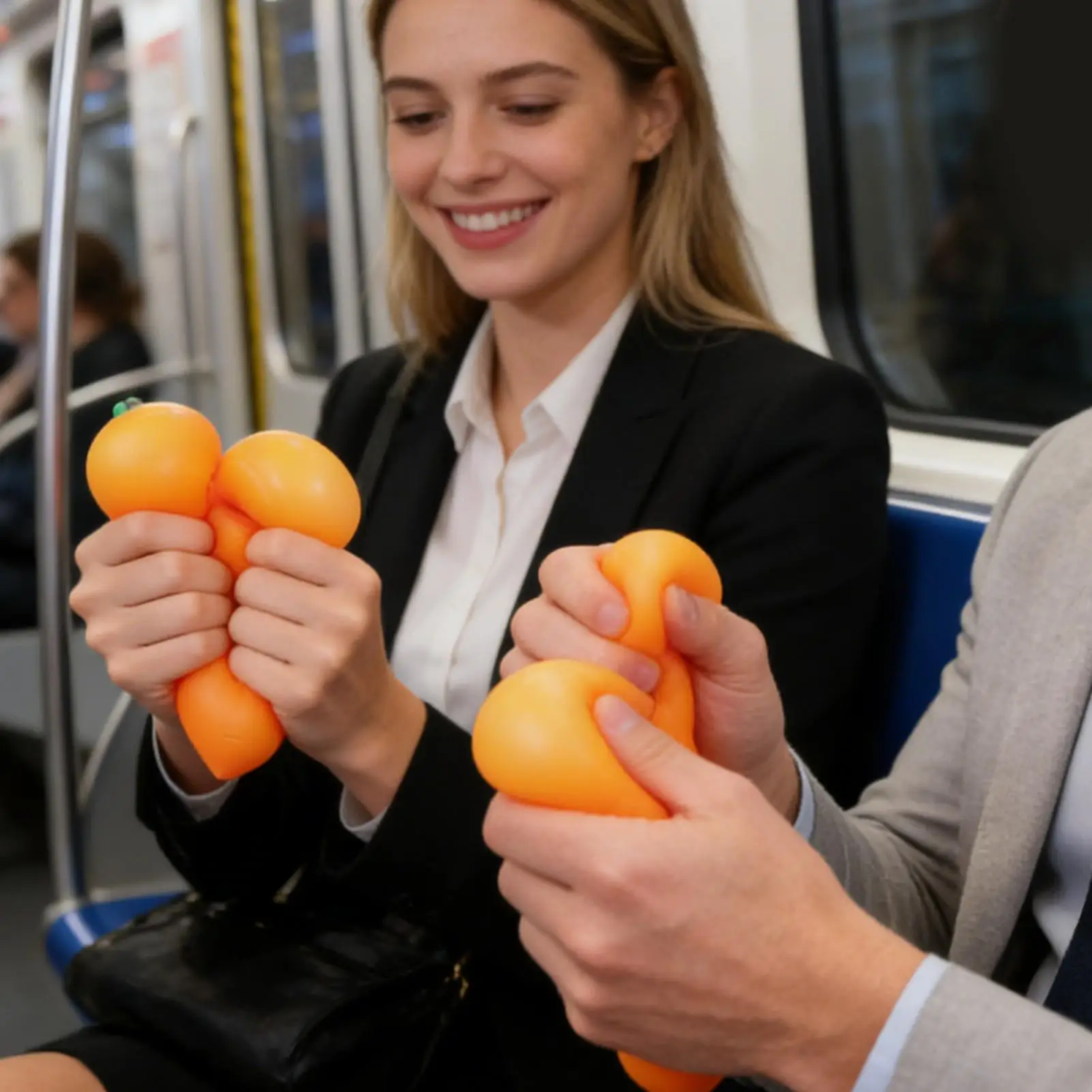 Carrot Stretch Squeeze Toy Soft Elastic Stress Relief Fidget Toy Sensory DecompressionToy for Kids Adults