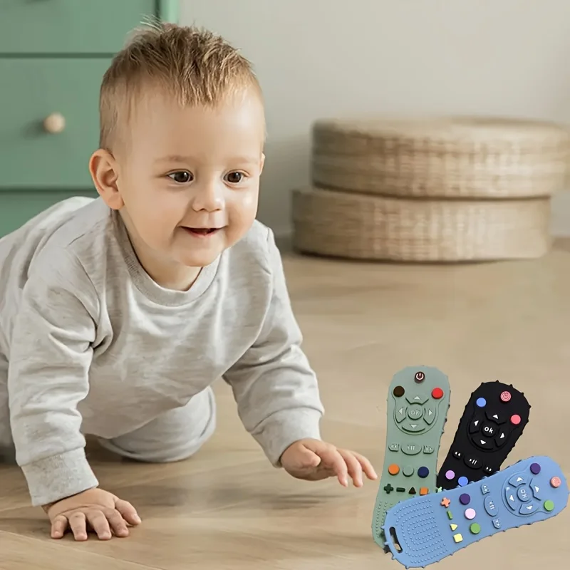 Silicone Baby Remote Control Teether Food Grade Teether Toy Remote Control Gift Best Choice for Men and Women