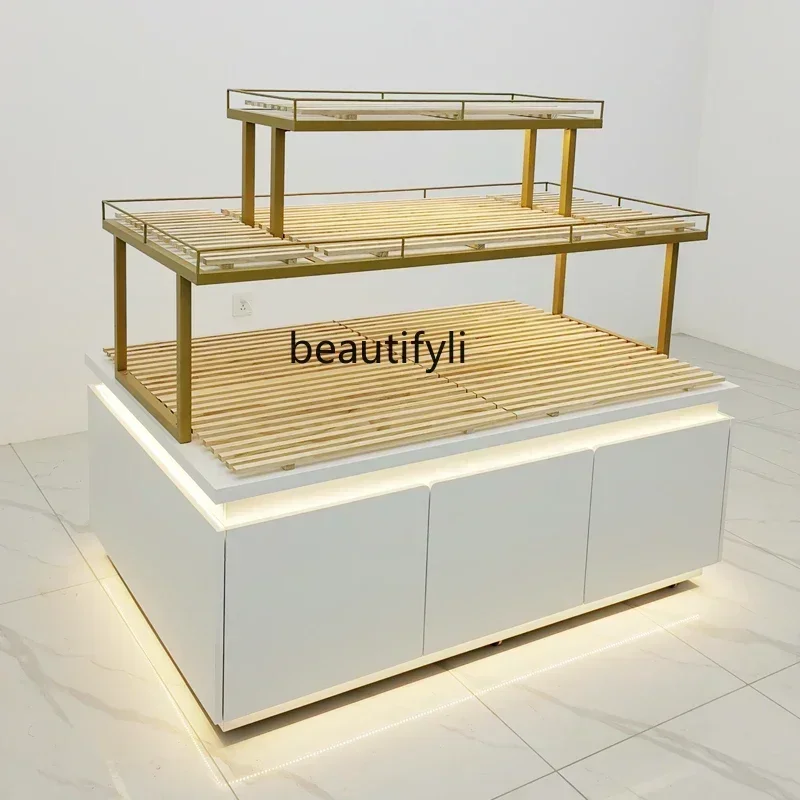 PPP  cqyNew spot open, Nakajima cabinet open Japanese display cabinet supermarket shelf European model cabinet