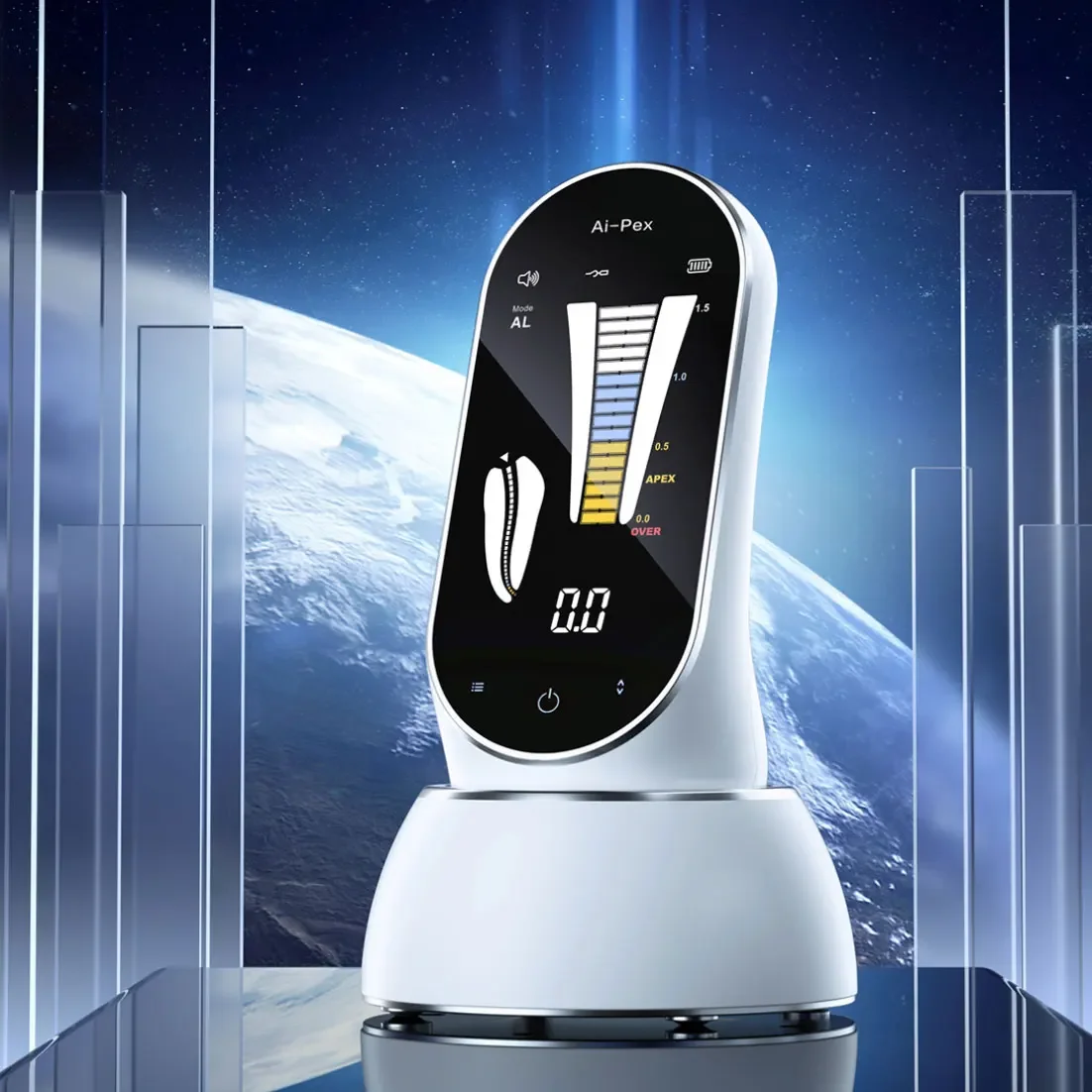 Woodpecker Ai-Pex Dental Apex Locator Multi-Frequency Root Canal Length Measuring Instrument High Precision Endodontic Detector
