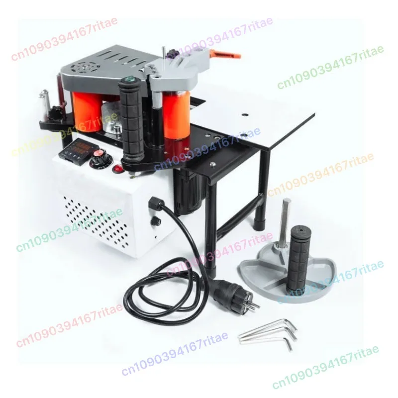 

SC-40 Кромкооблицовочный станок Портативный двусторонний кромкооблицовочный станок для дерева и ПВХ с лотком и регулируемой скоростью 110/200 В 1200 Вт 1000 мл